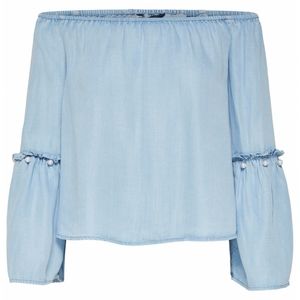 Only off the shoulder pearl blouse